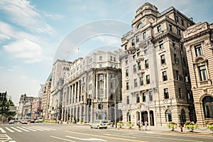 Old buildings in shanghai bund