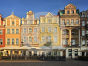 Old buildings on the Stary Rynek square in Pozna?, Poland, June 2019 photo