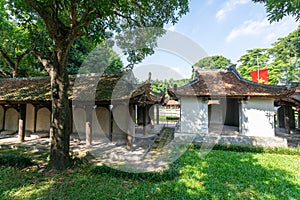 Old buildings in Temper of Literature  Van Mieu  - Vietnam first national university, was built in 1070