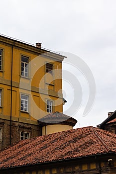 Old buildings in Turin, Italy