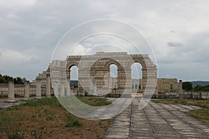 The old Bulgarian capital Pliska