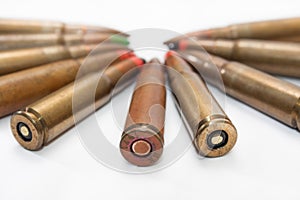 Old bullets in the circle