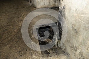 an old bunker from the world war