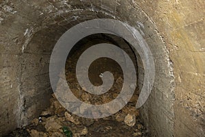 an old bunker from the world war