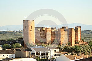 OLD BURGALIMAR CASTLE IN BANOS DE LA ENCINA, JAEN photo