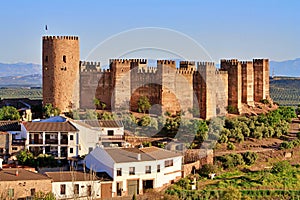 OLD BURGALIMAR CASTLE IN BANOS DE LA ENCINA, JAEN photo