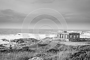 Old Cabo Silleiro Lighthouse, Galicia, Spain photo