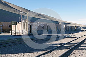 The old Caipe station in Salta Province in northwestern Argentina photo