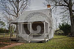 Old Cajun Home in Park photo