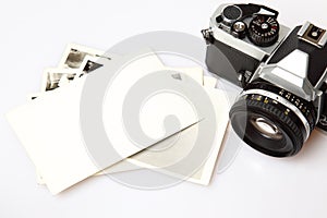 Old Camera & Blank Photopaper