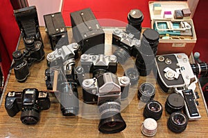 Old cameras