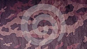 Old camouflage cloth pattern.