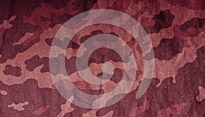 Old camouflage cloth pattern.