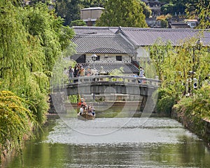 Old canal of Kurashiki Beautification Historical Quarter