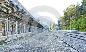 Old Canfranc station in Huesca