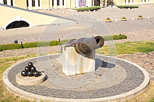 Old cannon in Daugavpils Fortress