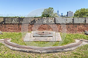 Old Cannon Emplacement at Fort Jay on Governors Island