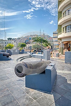 Old cannon in Guayaquil