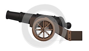 Old Cannon Isolated