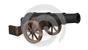 Old Cannon Isolated