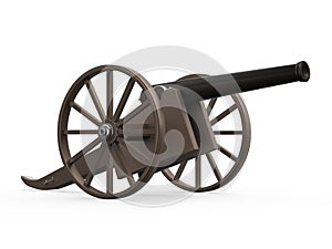 Old Cannon Isolated