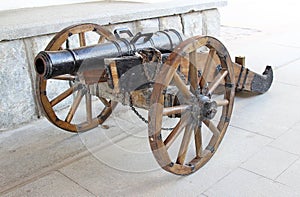 Old cannon in the Izmailovo Kremlin