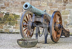 Old cannon, Morges, Switzerland