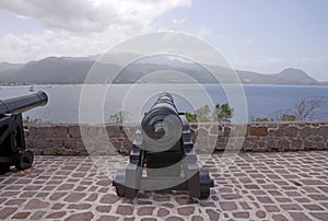 Old Cannon used as defense system at Fort Shirley