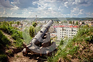 The Old Cannon in Zolochiv, Lviv region in Ukraine.
