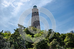 Old Cape Henry Lighthouse near Virginia Beach Virginia