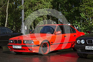 Old-car BMW 5-series e34