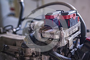 Old car engine ecu control unit