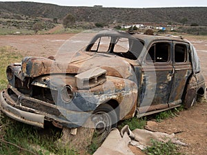 Old Car in Ensenada, Baja, California, Mexico photo