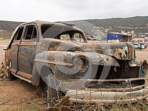 Old Car in Ensenada, Baja, California, Mexico photo