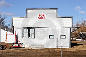 An old car garage for sale