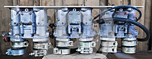 Carburator.Engine of the old car