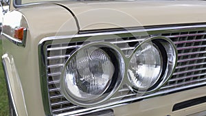 Old Car Headlights