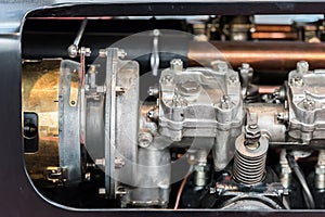 Old Car Internal Combustion Engine