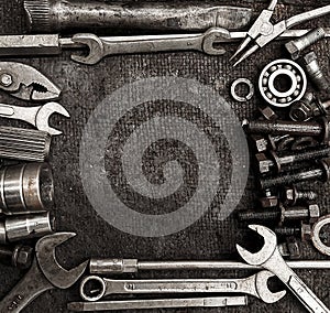 old car parts tools
