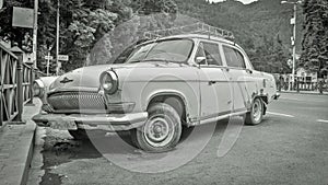 Old car volga gaz21
