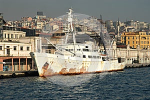 Old cargo ship