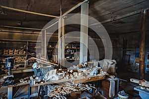 The old carpenter`s workshop