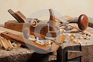 Old carpenters tool