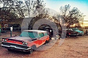 Old cars at Route 66