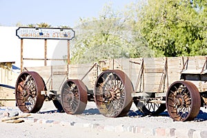 old cart, Furnace Creek, Death Valley National Park, California