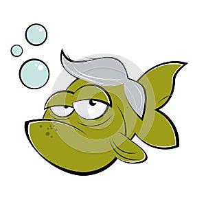 Old cartoon fish