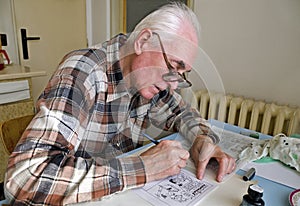 The old cartoonist