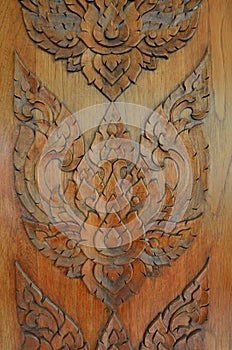 Old carve door photo