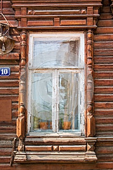 Old carved window