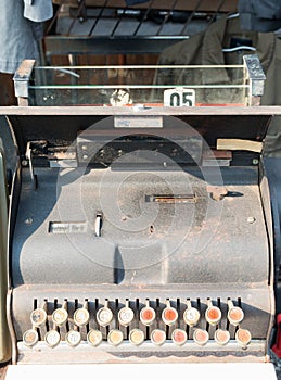 Old cash register